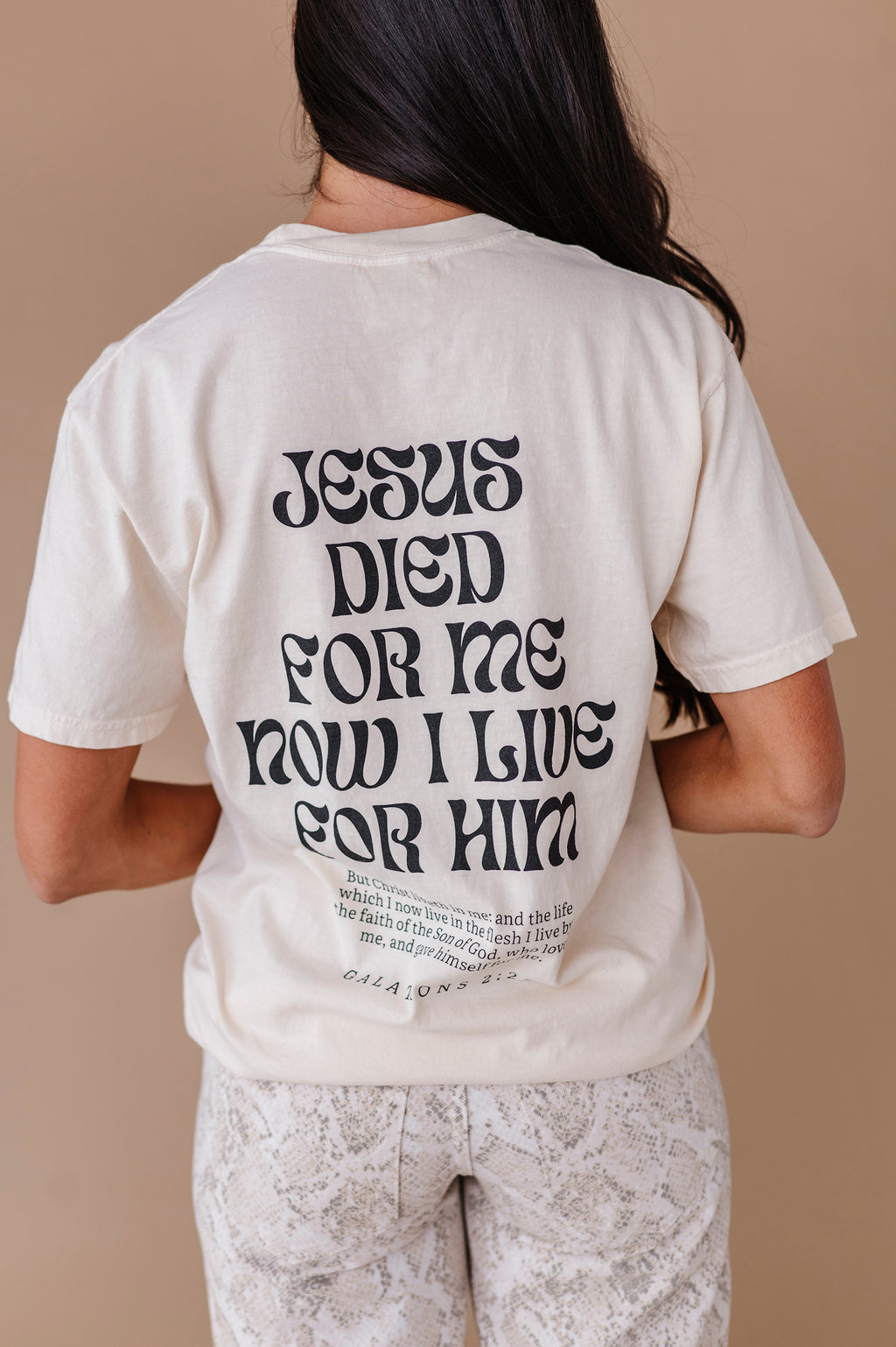 Christ Liveth In Me Adult Tee - 2 Colors
