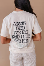 Christ Liveth In Me Adult Tee - 2 Colors
