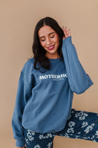 Motherhood Crewneck - Denim
