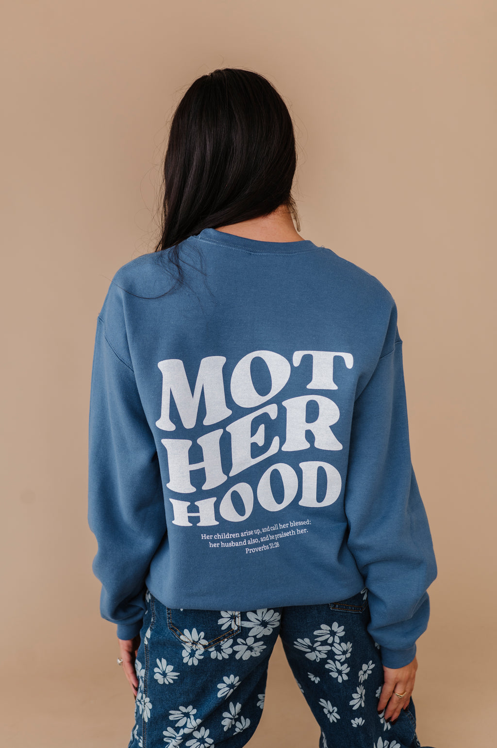 Motherhood Crewneck - Denim