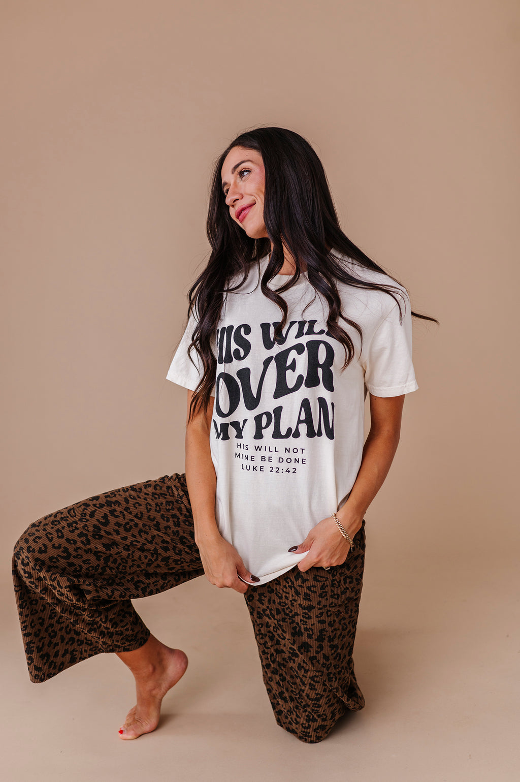 His Will Over My Plan Adult Tee - 2 Colors