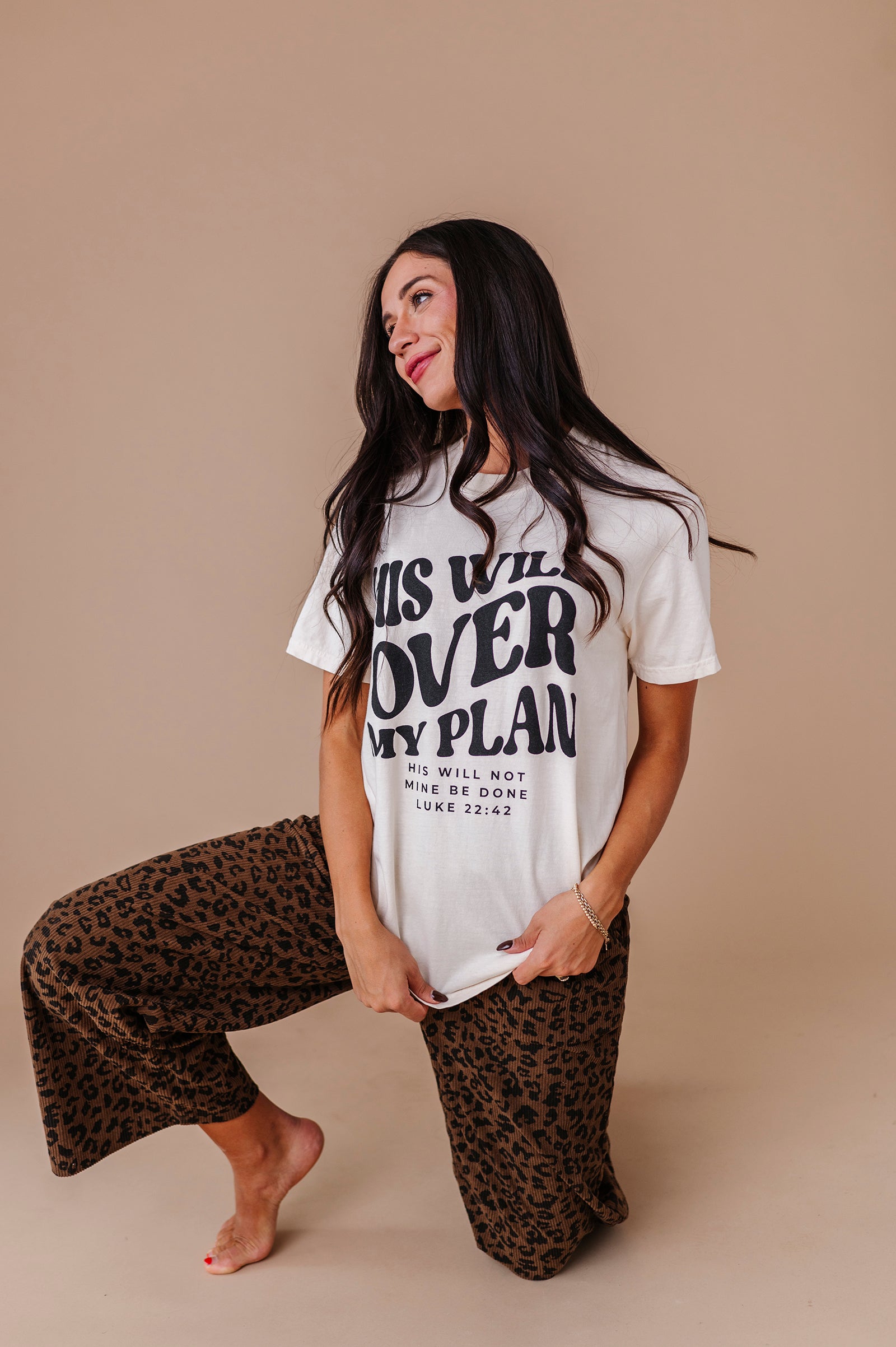 His Will Over My Plan Adult Tee - 2 Colors