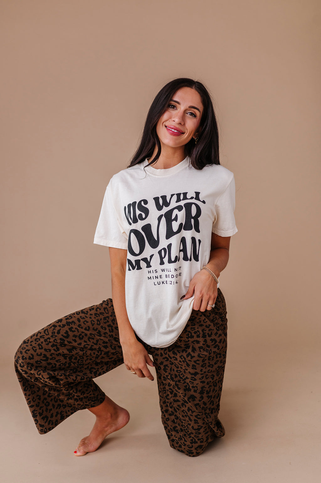 His Will Over My Plan Adult Tee - 2 Colors