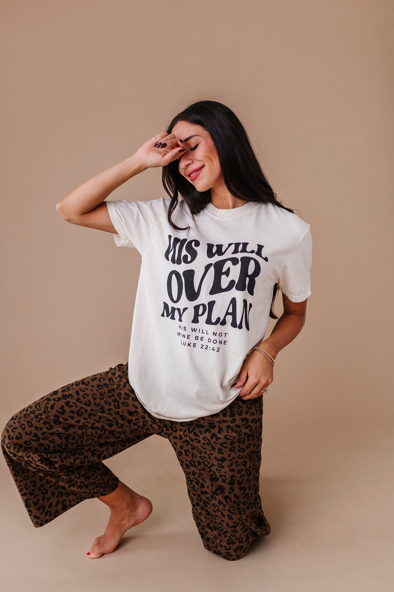 His Will Over My Plan Adult Tee - 2 Colors