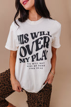 His Will Over My Plan Adult Tee - 2 Colors