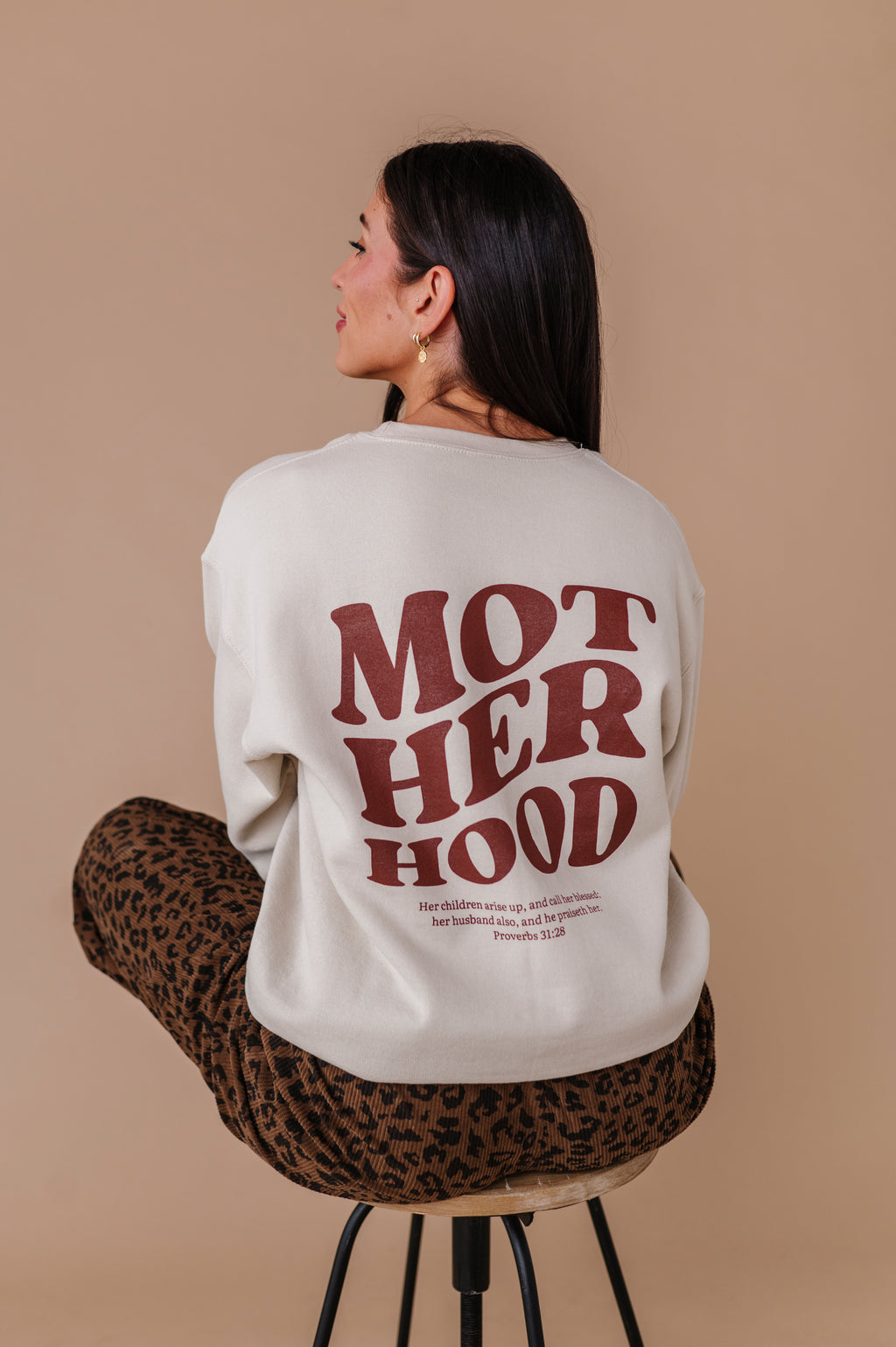 Motherhood Crewneck - Sand