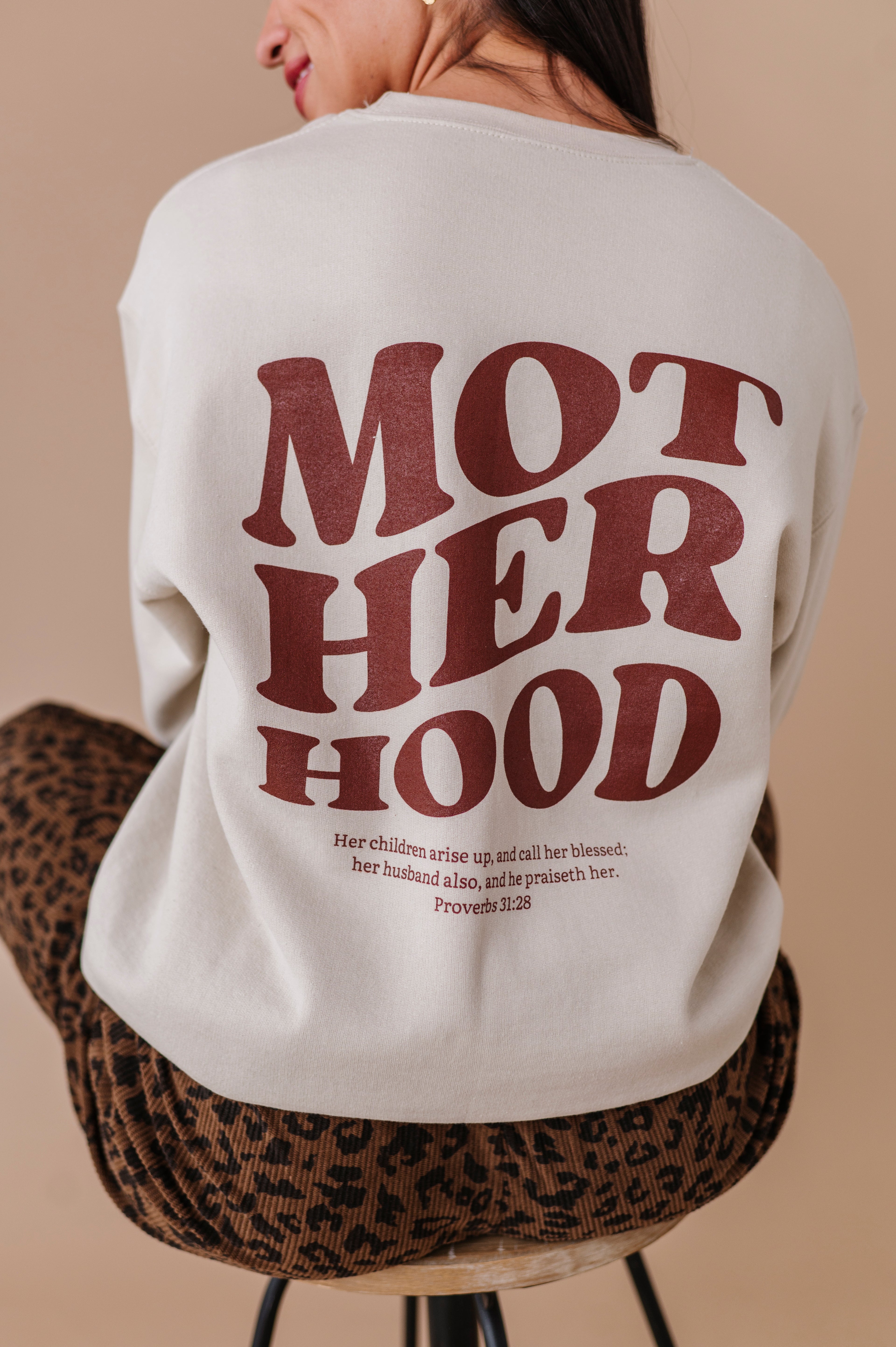 Motherhood Crewneck - Sand