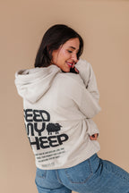 Feed My Sheep Hoodie - Sand