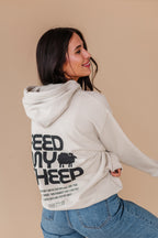 Feed My Sheep Hoodie - Sand
