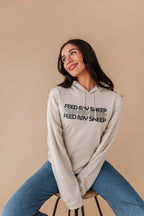 Feed My Sheep Hoodie - Sand