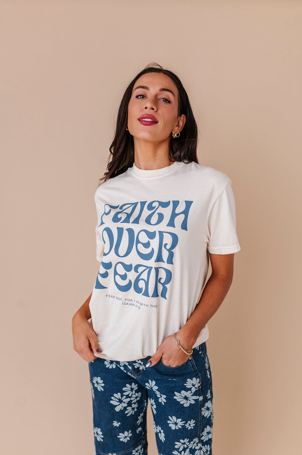 Faith Over Fear Adult Tee