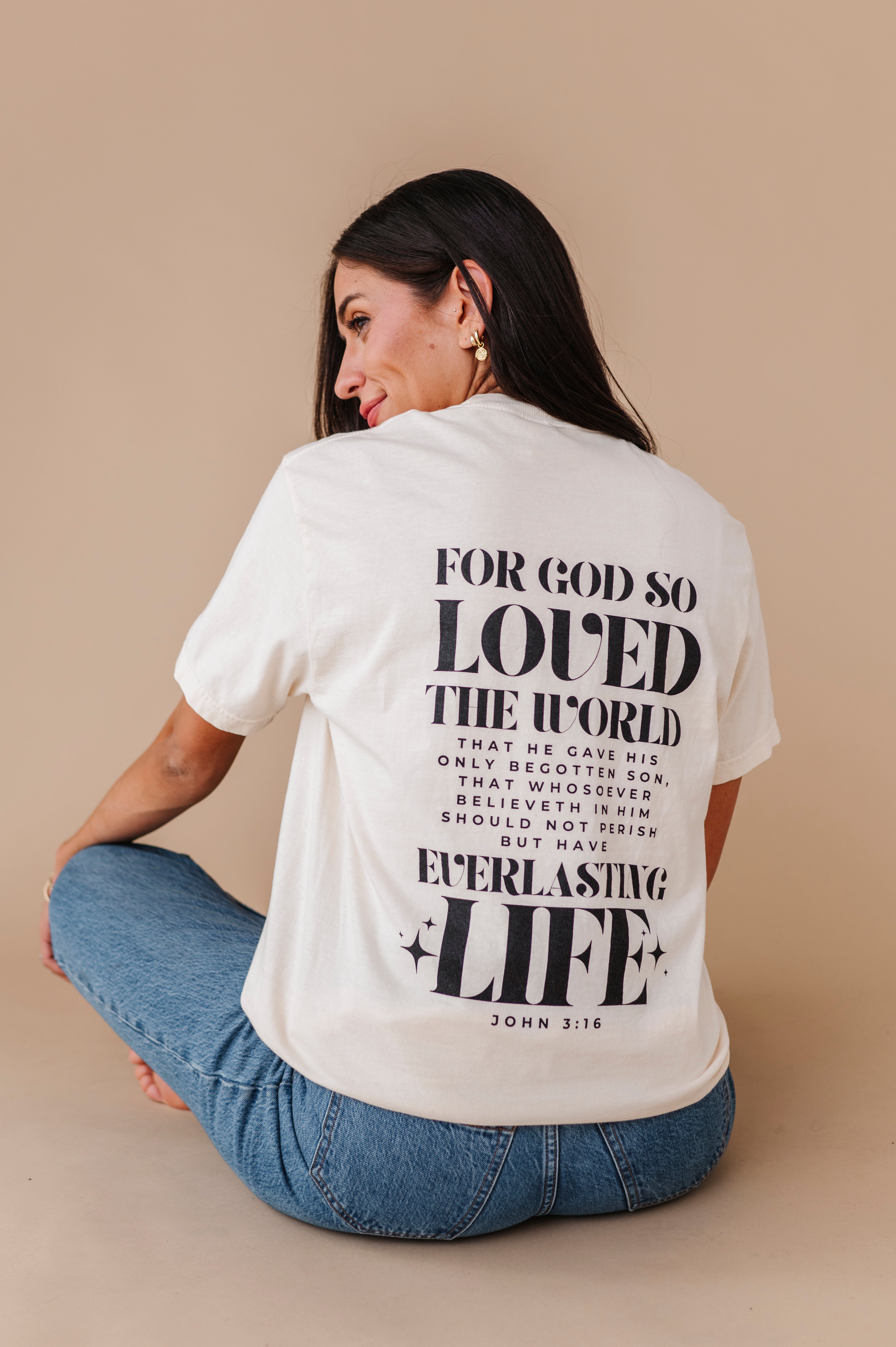 For God So Loved The World Adult Tee - 3 Colors