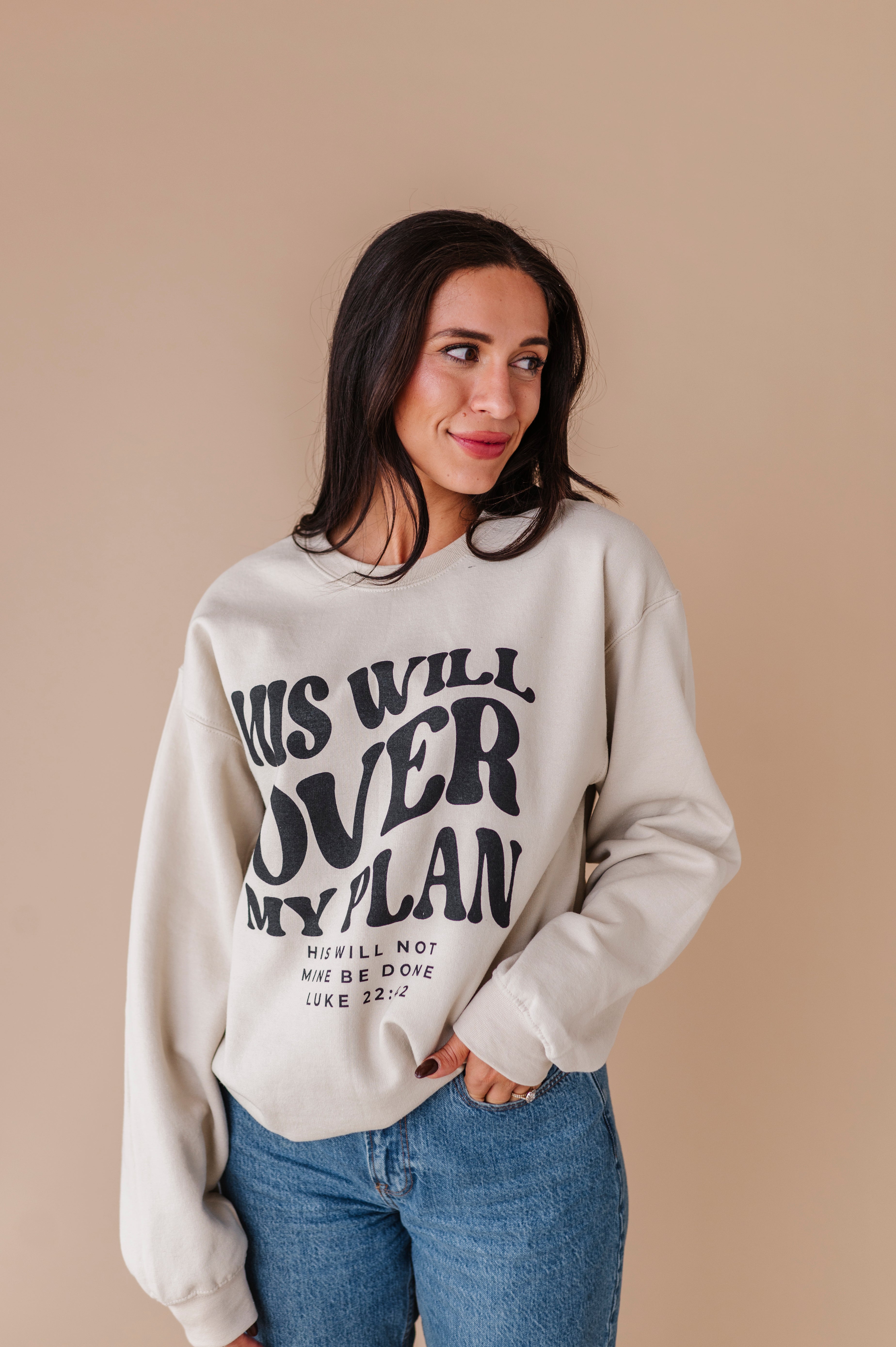 His Will Over My Plan Crewneck