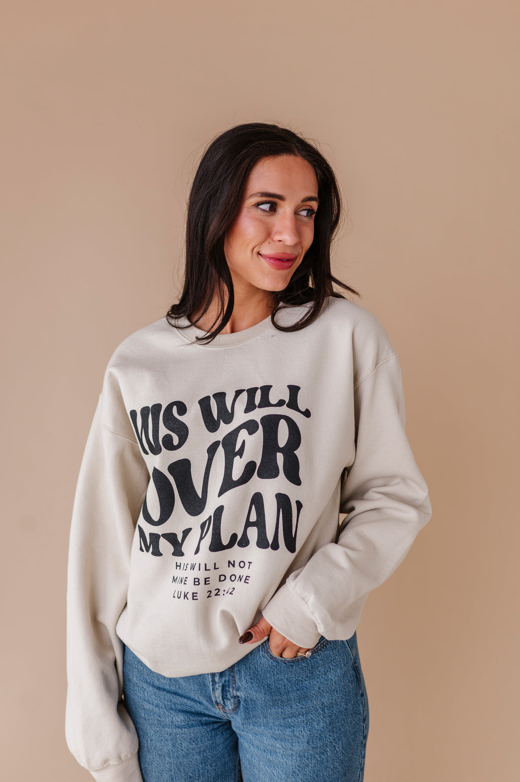 His Will Over My Plan Crewneck