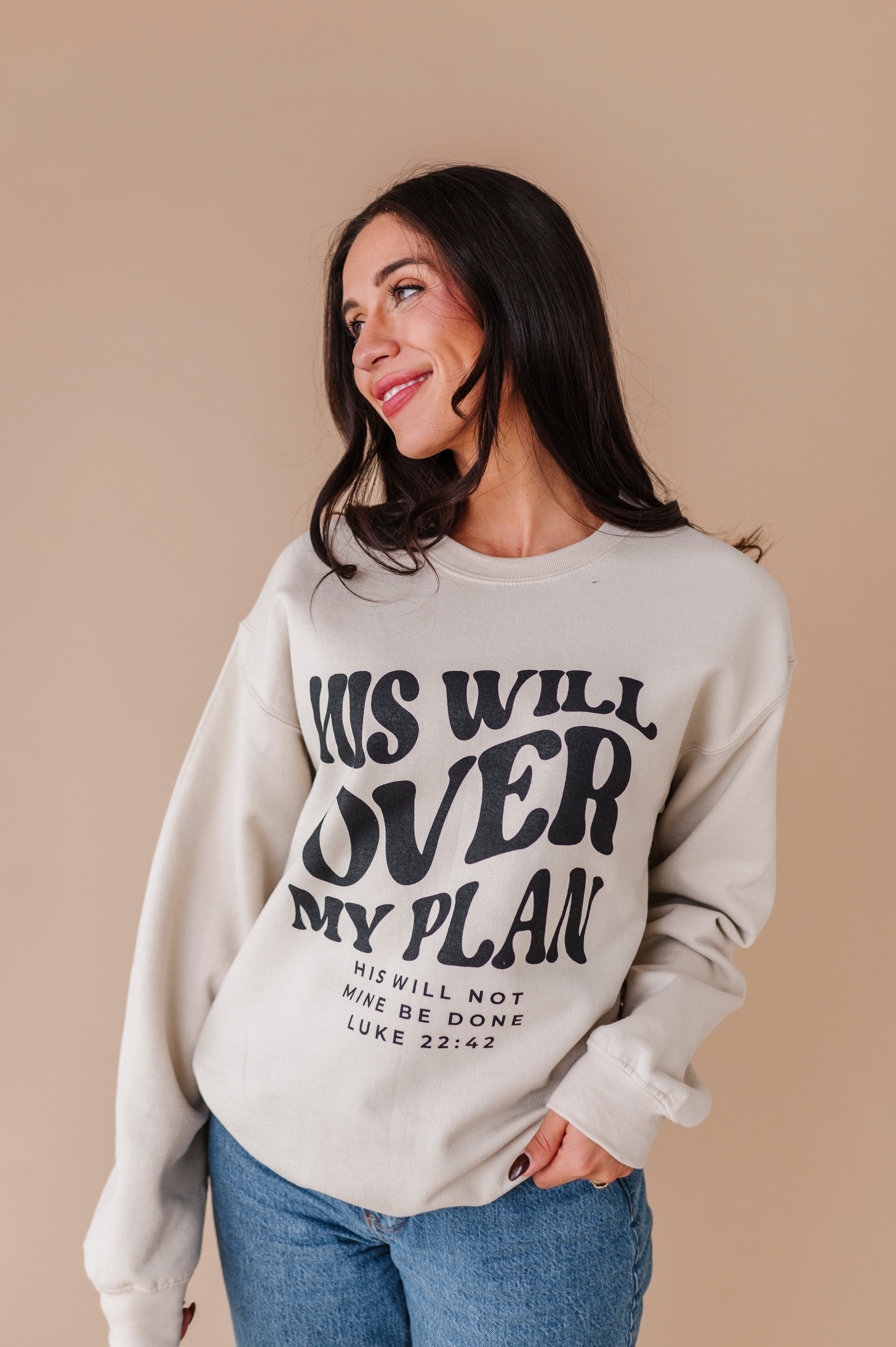 His Will Over My Plan Crewneck
