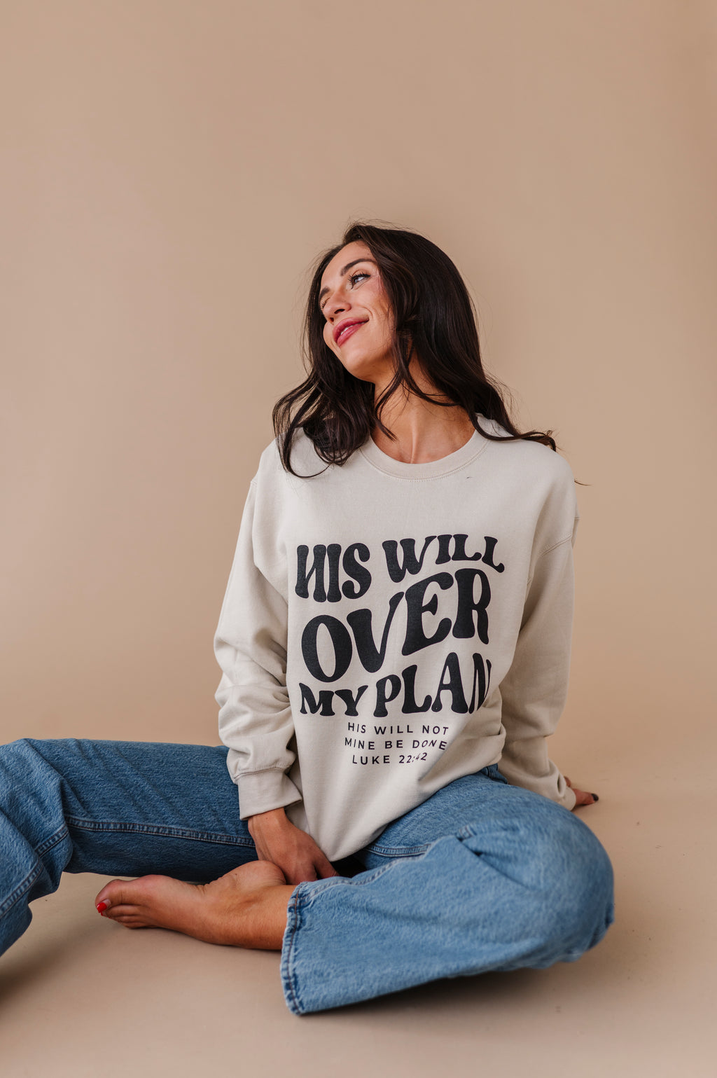 His Will Over My Plan Crewneck