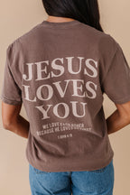 Jesus Loves You Adult Tee - 3 Colors