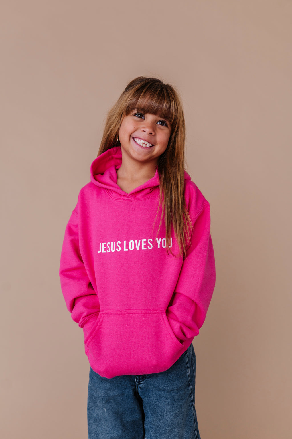 Jesus Loves You Youth Hoodie - 2 Colors