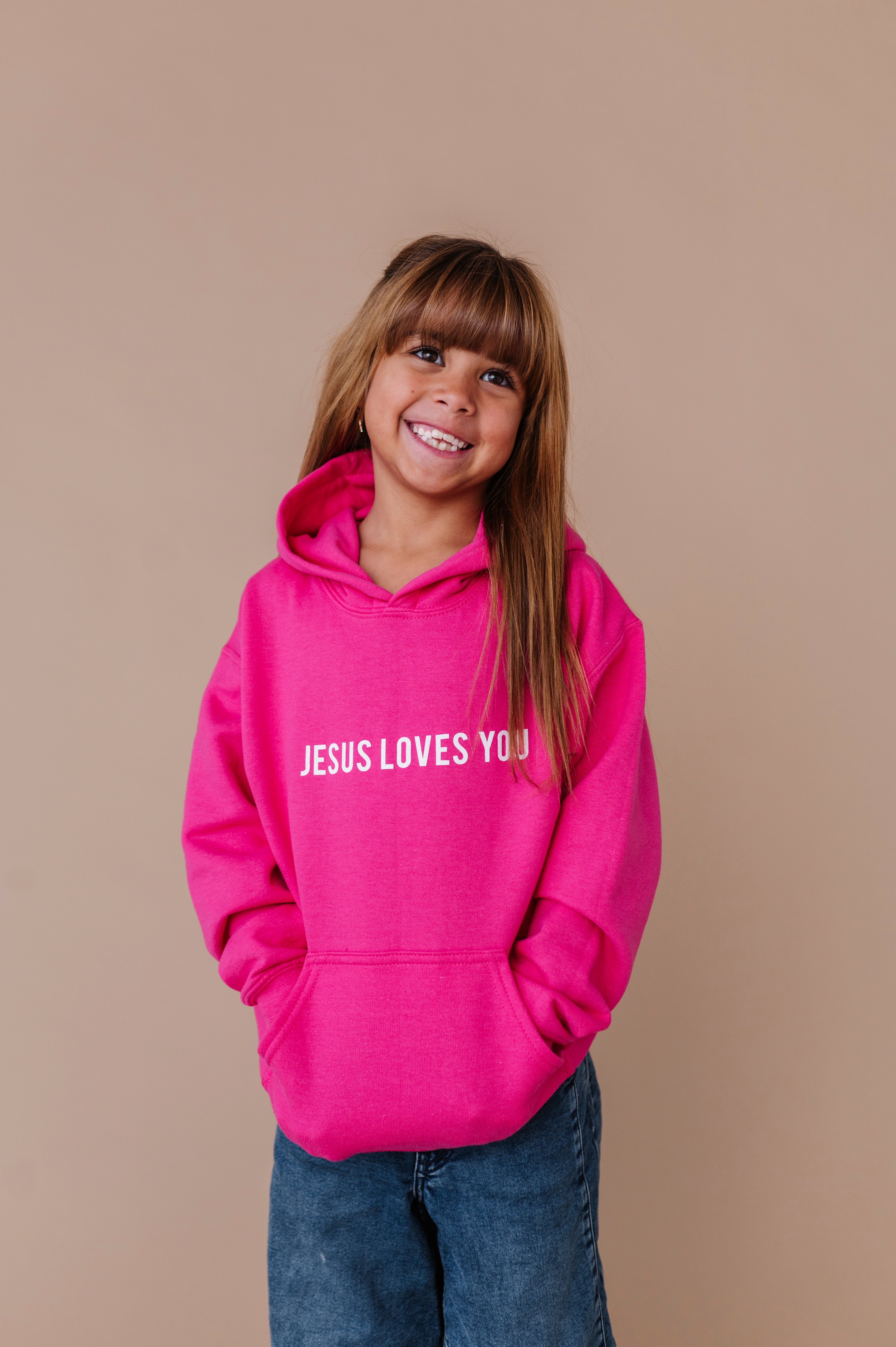 Jesus Loves You Youth Hoodie - 2 Colors