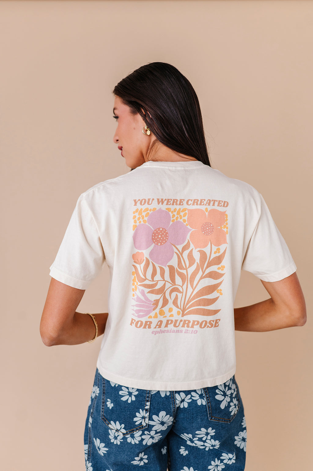Created For A Purpose Adult Crop Tee