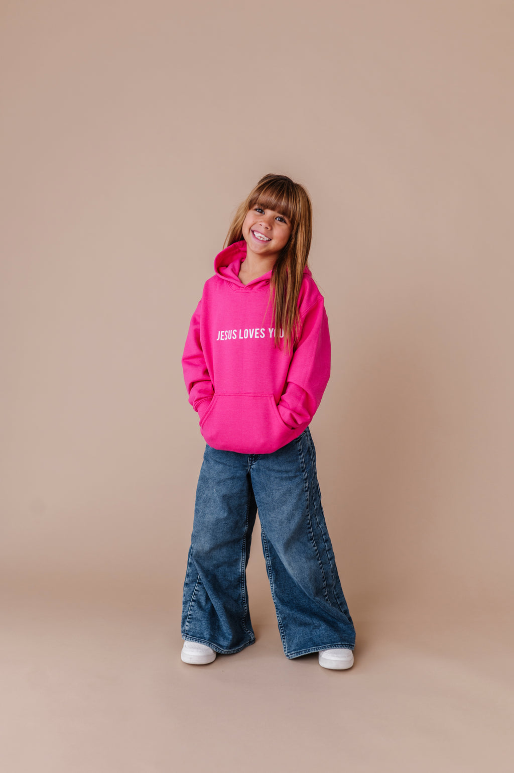 Jesus Loves You Youth Hoodie - 2 Colors