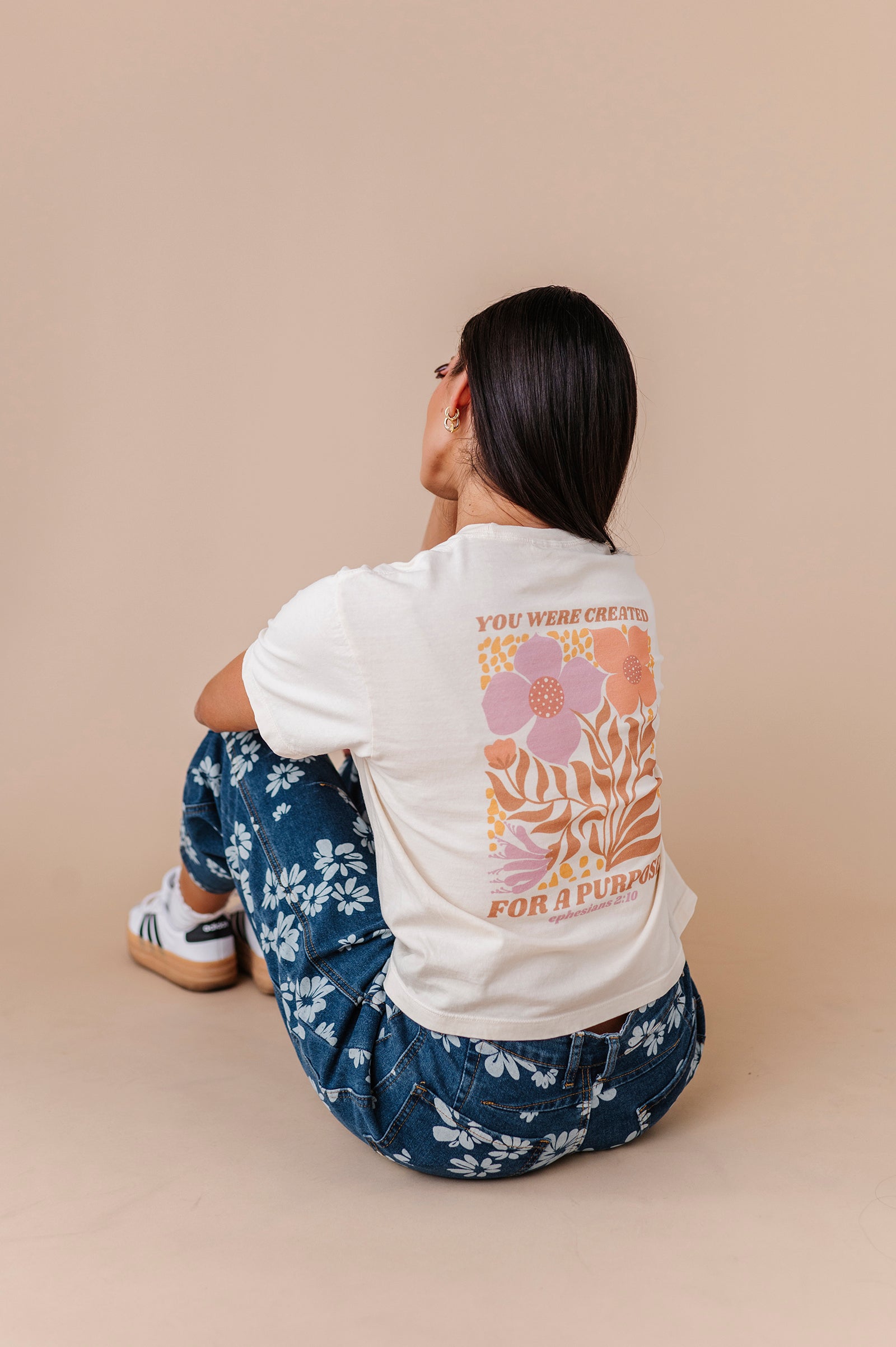 Created For A Purpose Adult Crop Tee