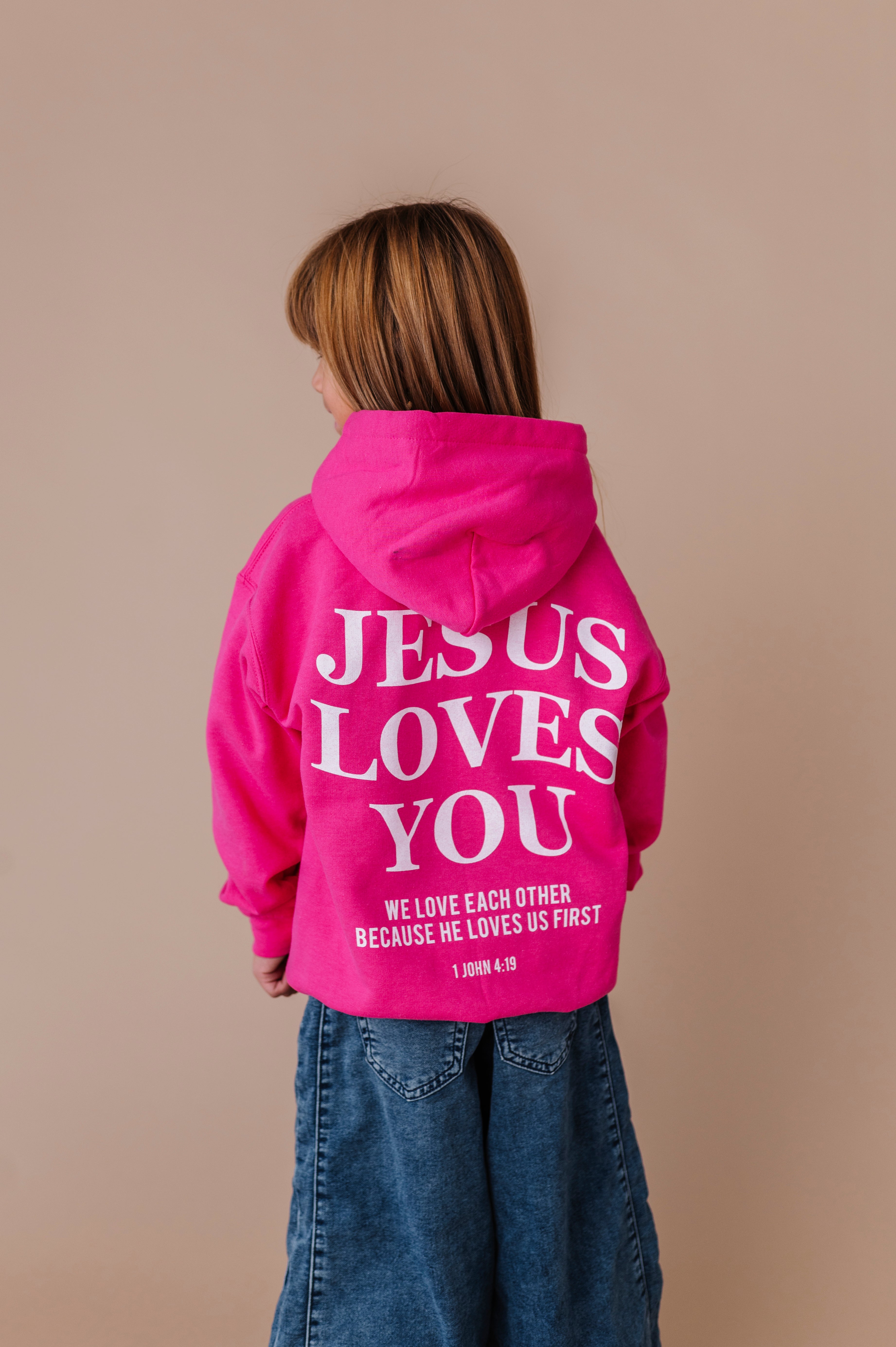 Jesus Loves You Youth Hoodie - 2 Colors