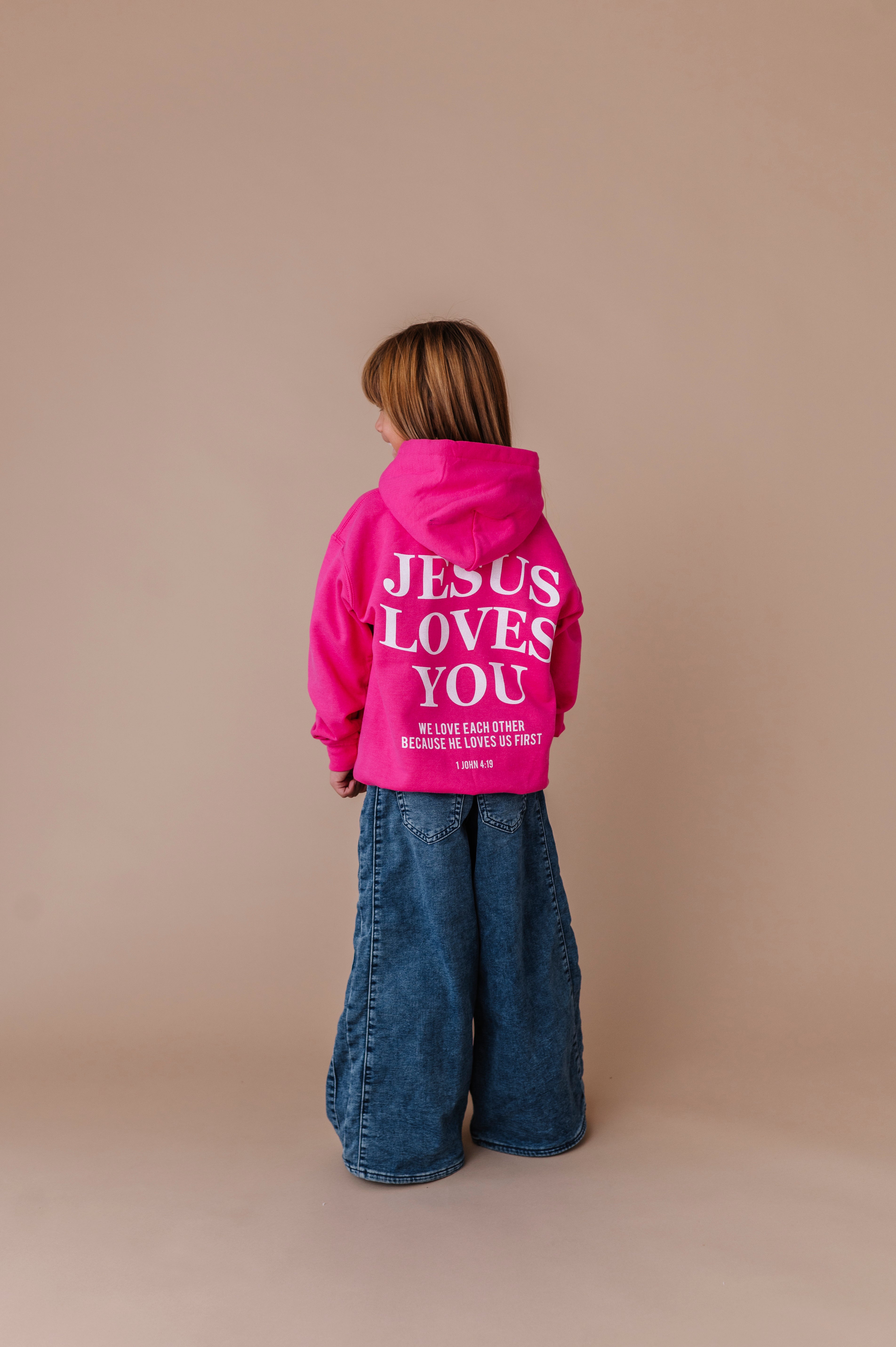 Jesus Loves You Youth Hoodie - 2 Colors