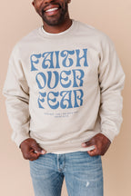 Faith Over Fear Adult Crewneck