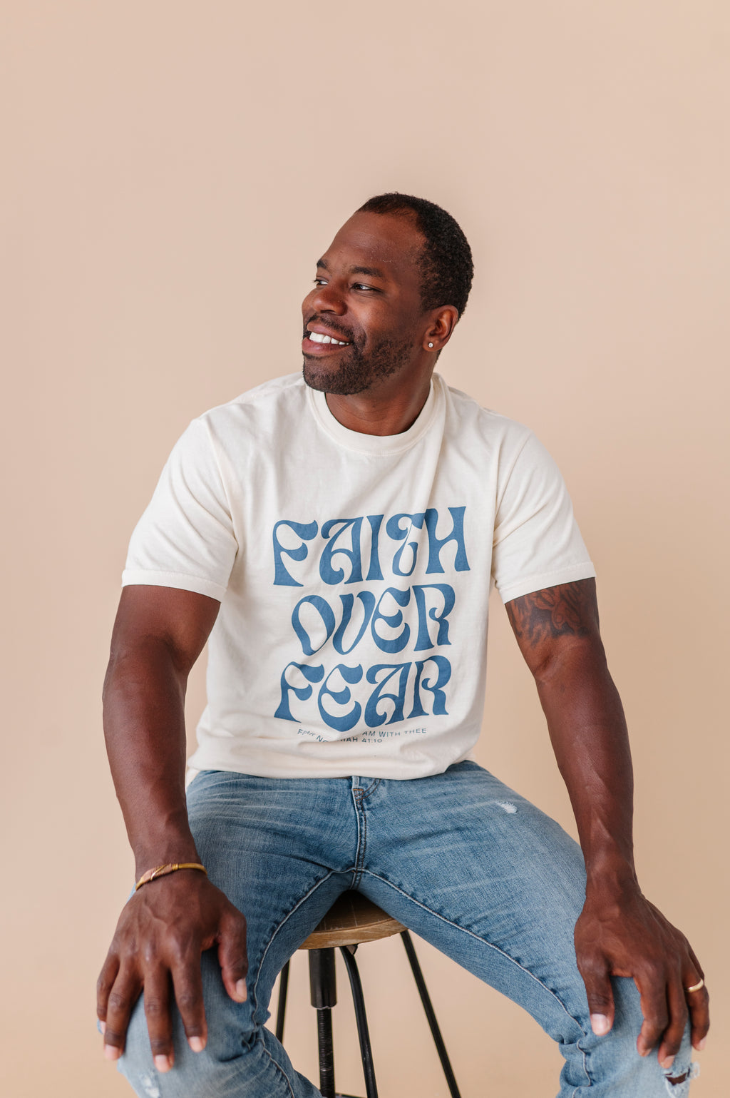 Faith Over Fear Adult Crewneck