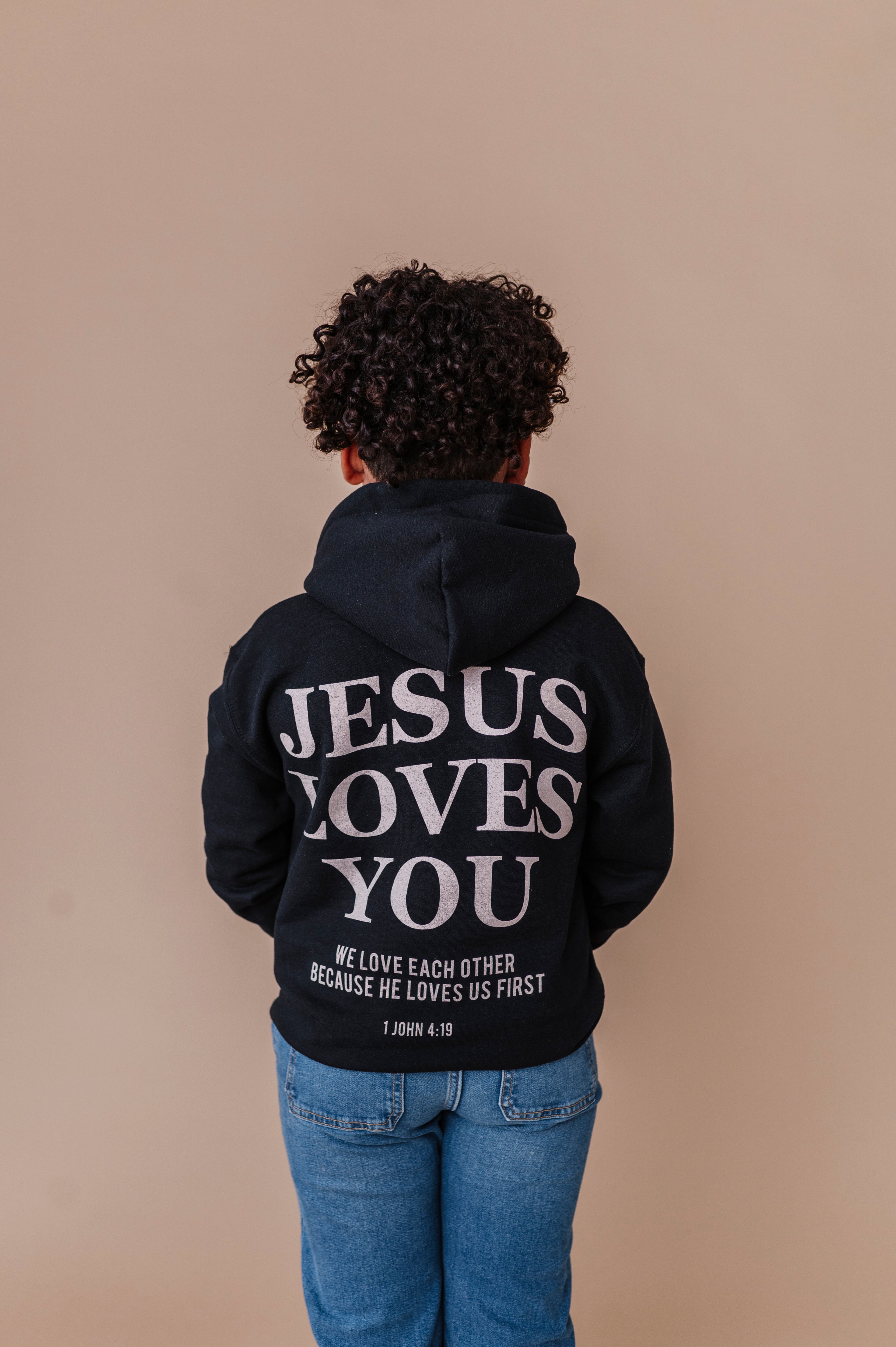 Jesus Loves You Youth Hoodie - 2 Colors