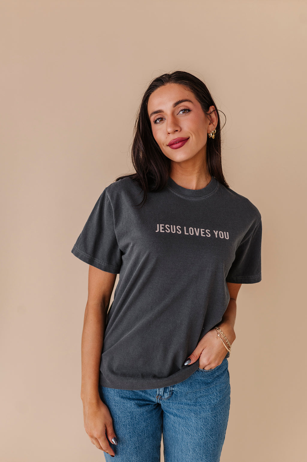 Jesus Loves You Adult Tee - 3 Colors