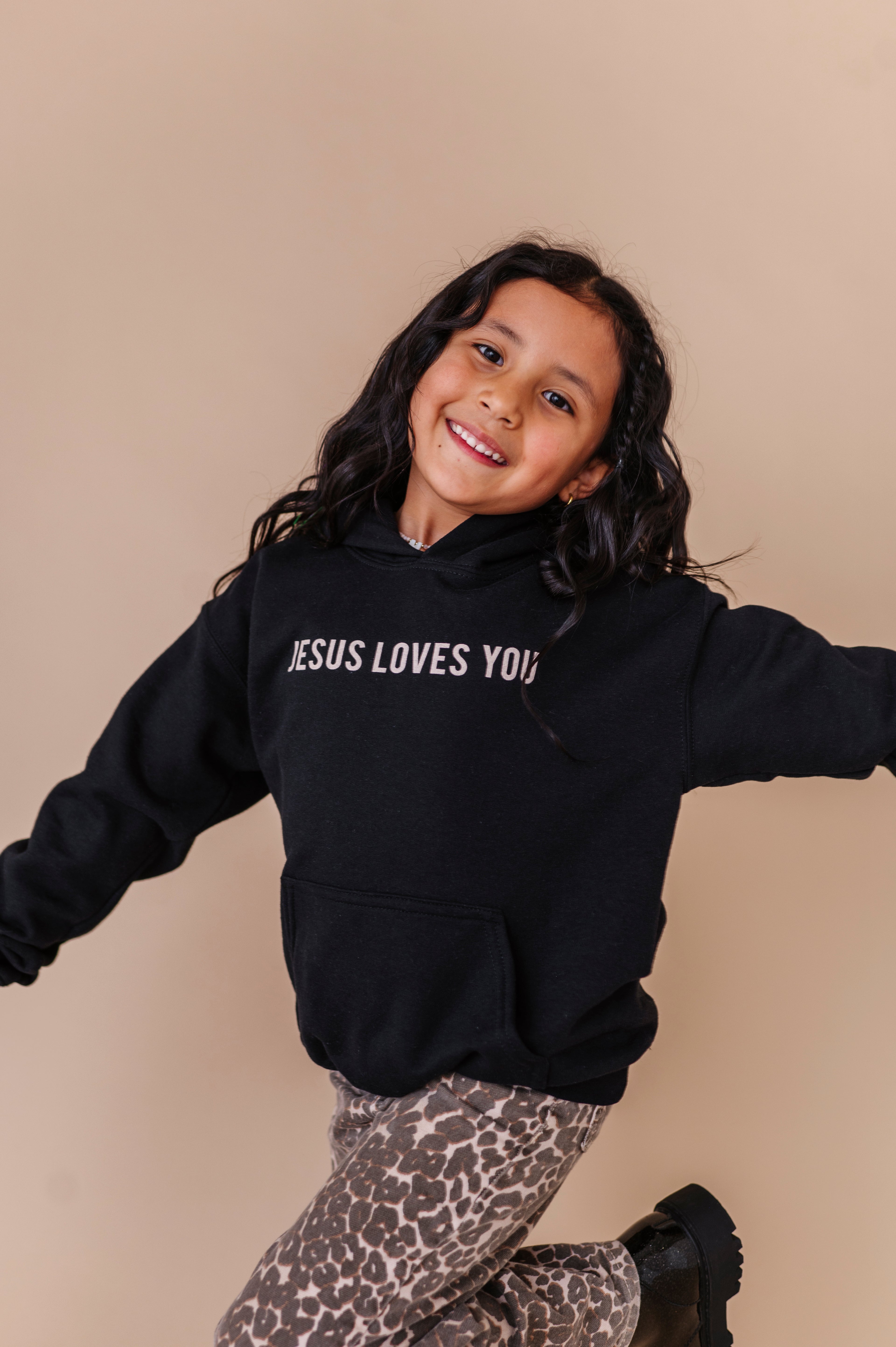 Jesus Loves You Youth Hoodie - 2 Colors