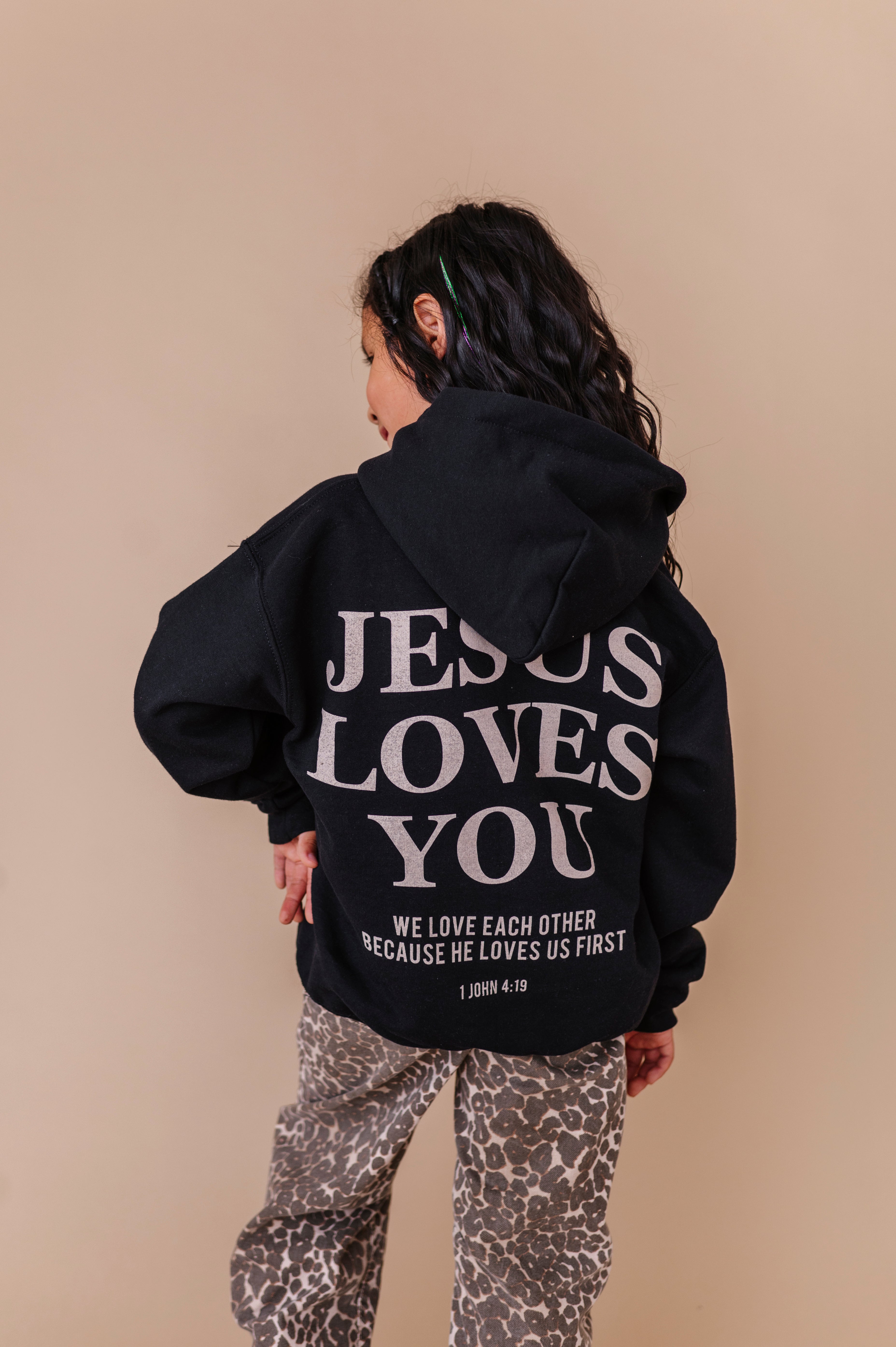 Jesus Loves You Youth Hoodie - 2 Colors