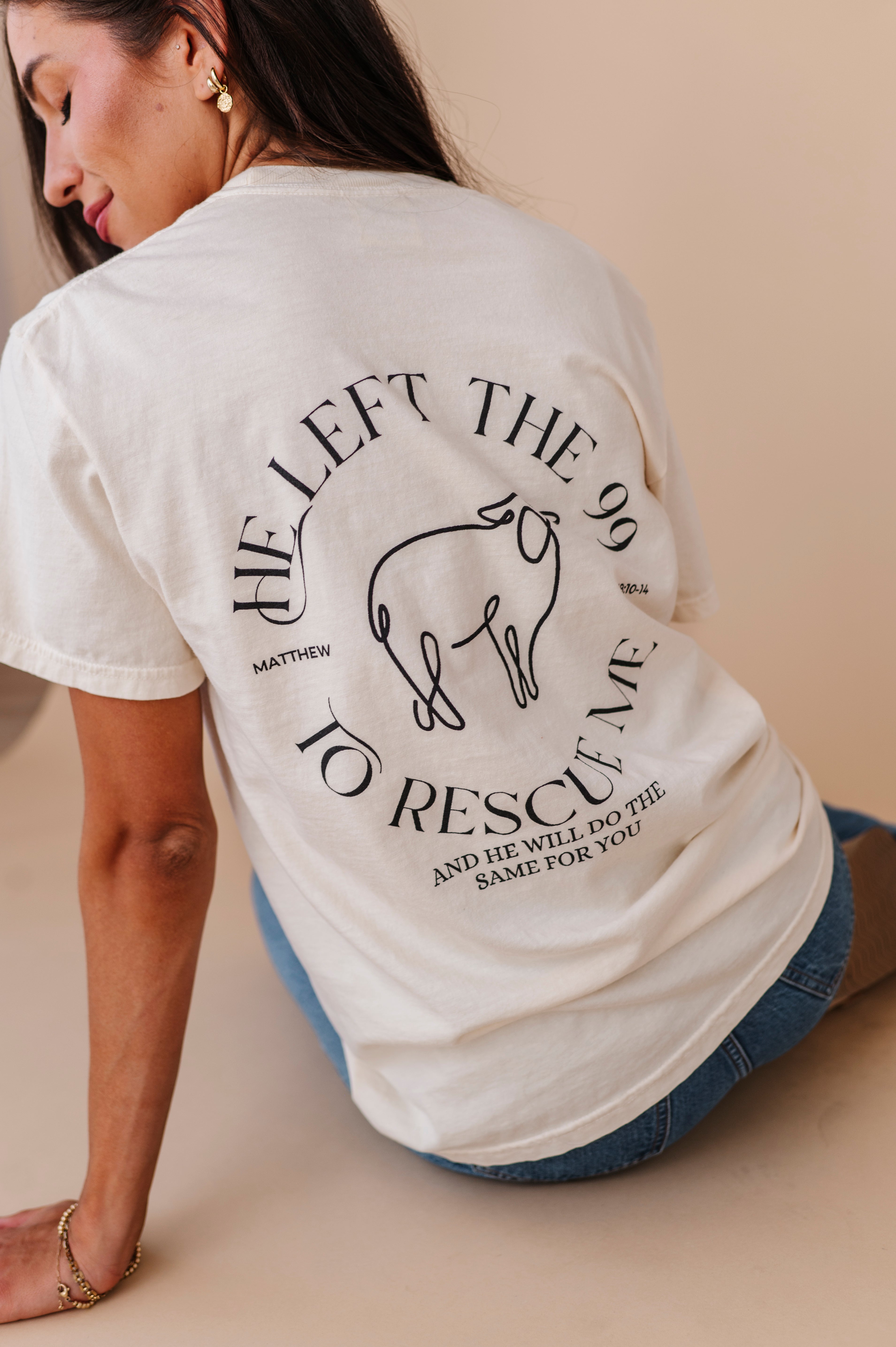 He Left The 99 Adult Tee - 3 Colors