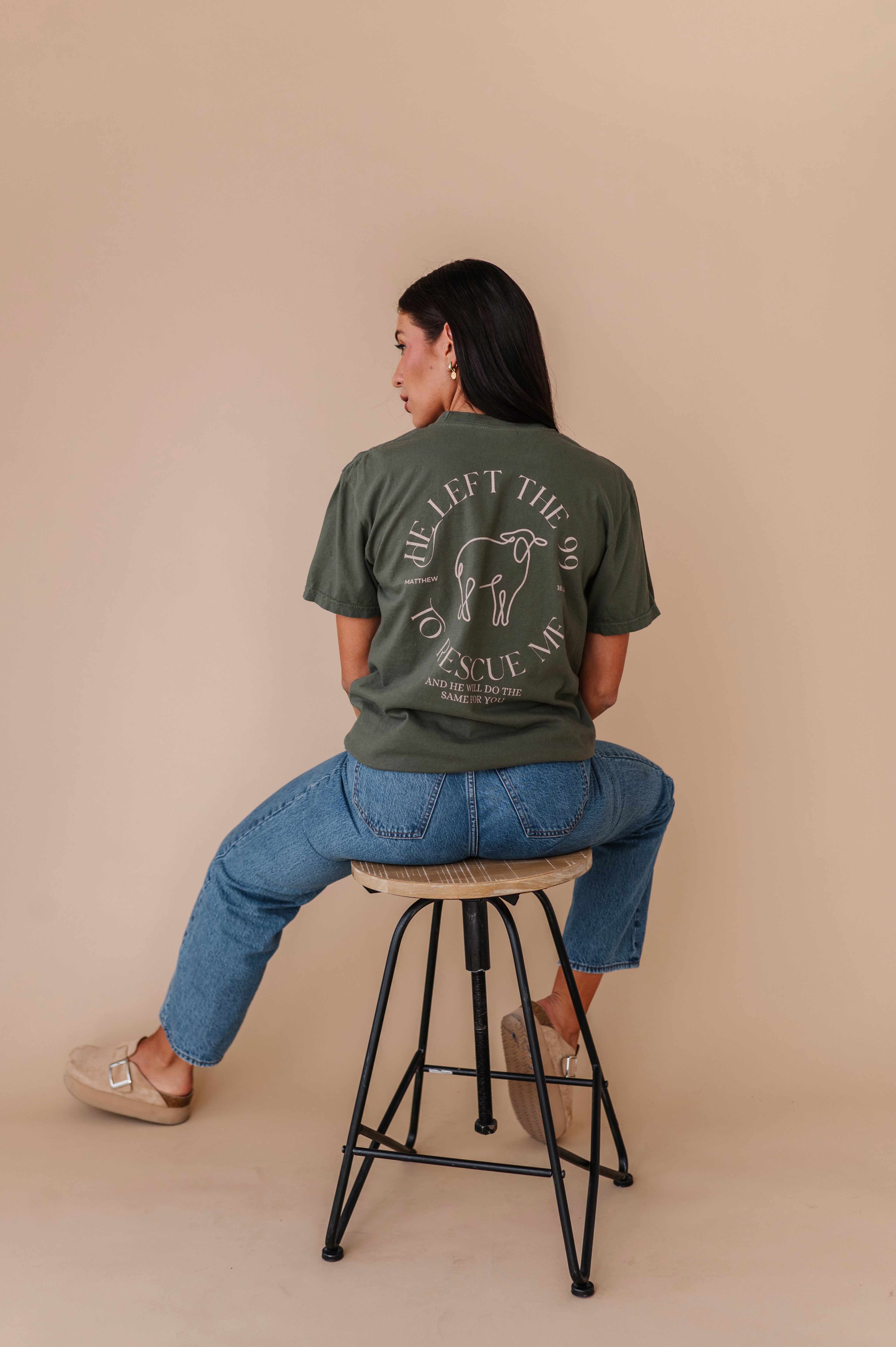 He Left The 99 Adult Tee - 3 Colors