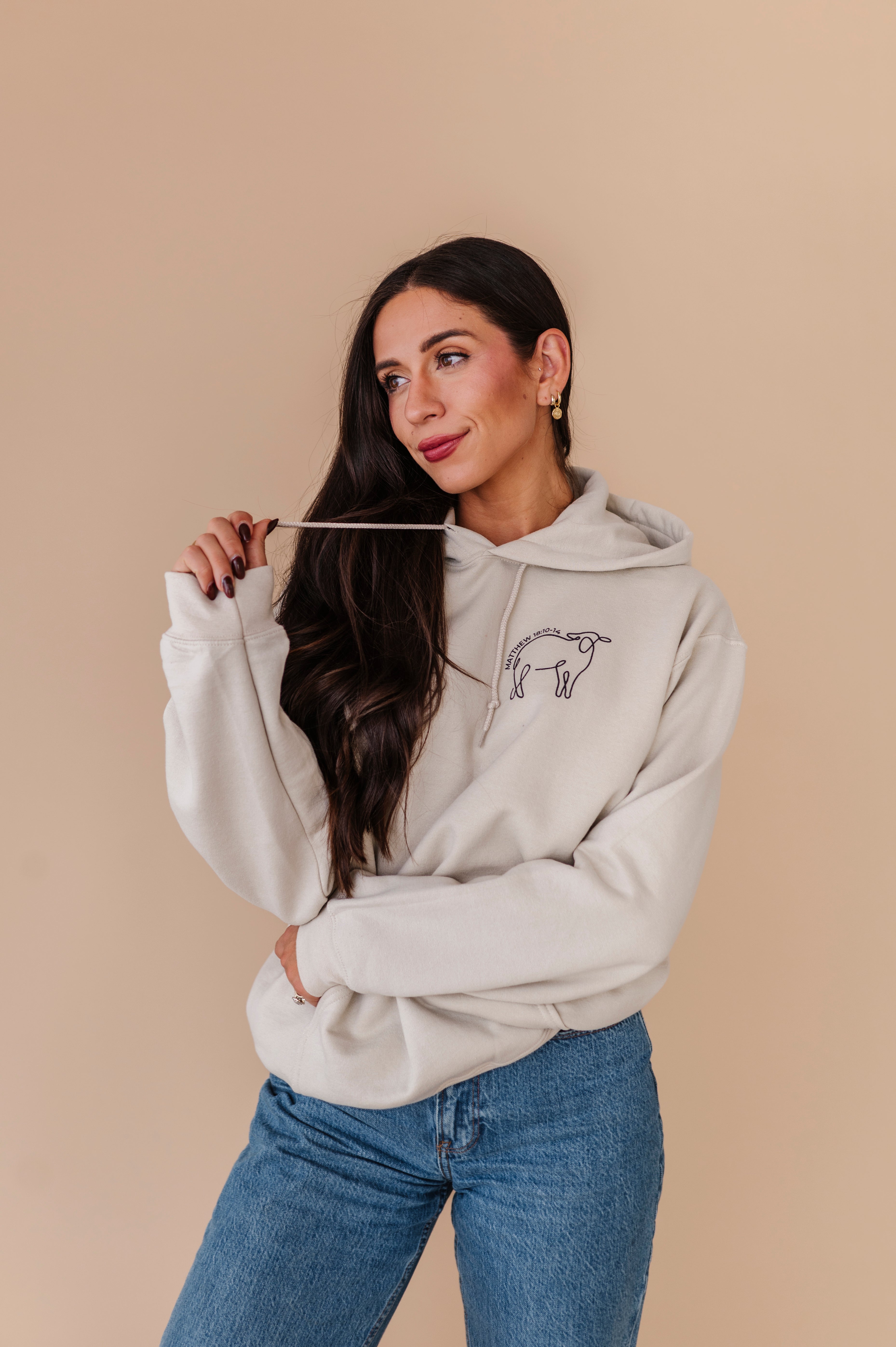 He Left The 99 Hoodie - Sand