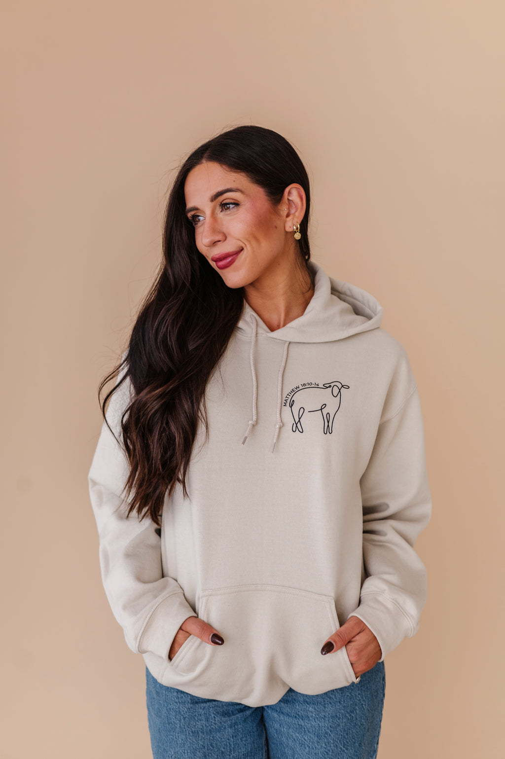 He Left The 99 Hoodie - Sand