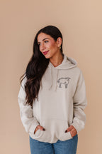 He Left The 99 Hoodie - Sand