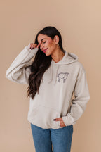 He Left The 99 Hoodie - Sand