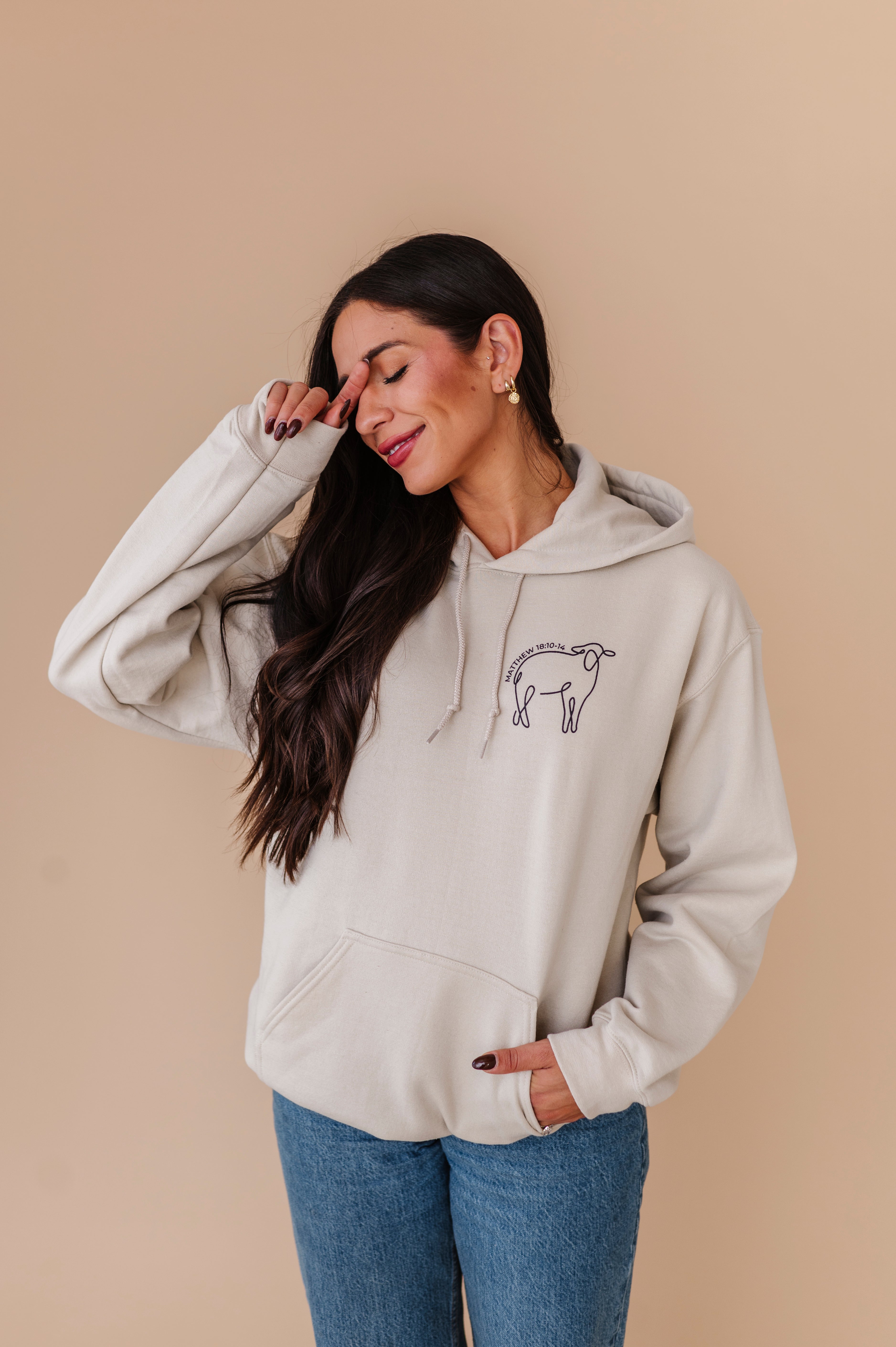 He Left The 99 Hoodie - Sand