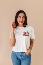 Let Your Light Shine Adult Crop Tee