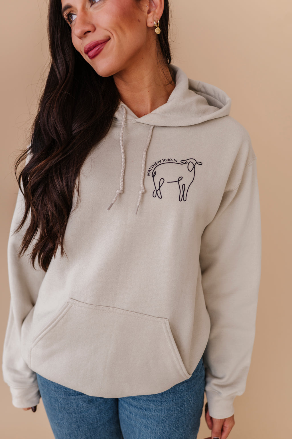 He Left The 99 Hoodie - Sand