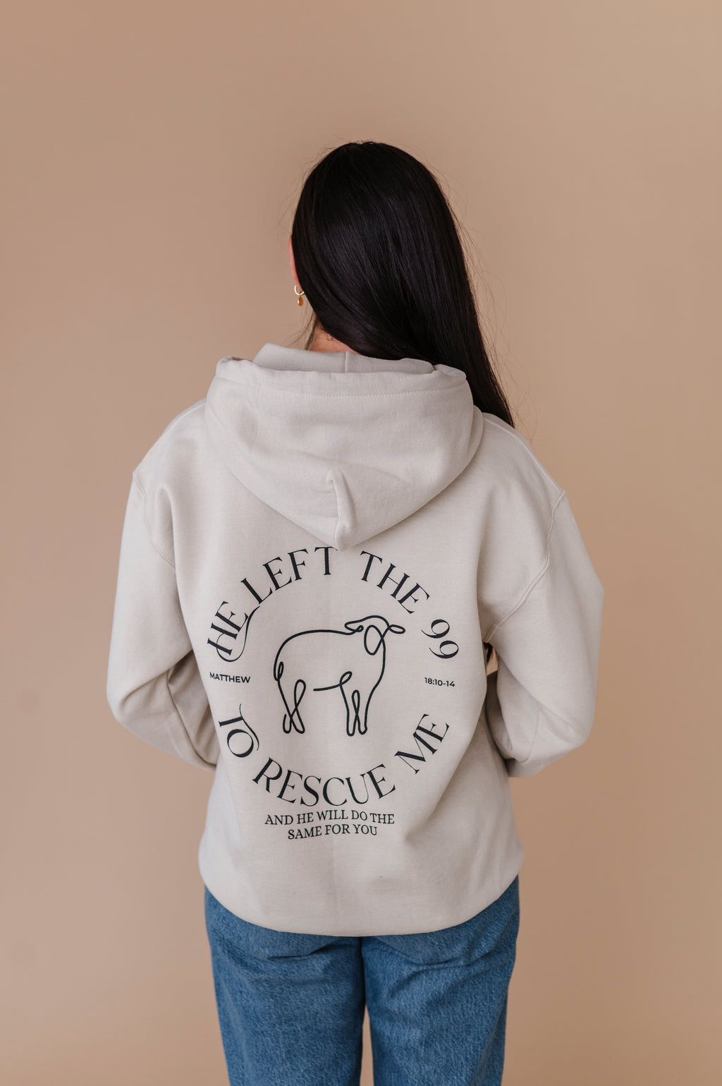 He Left The 99 Hoodie - Sand