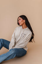 He Left The 99 Hoodie - Sand