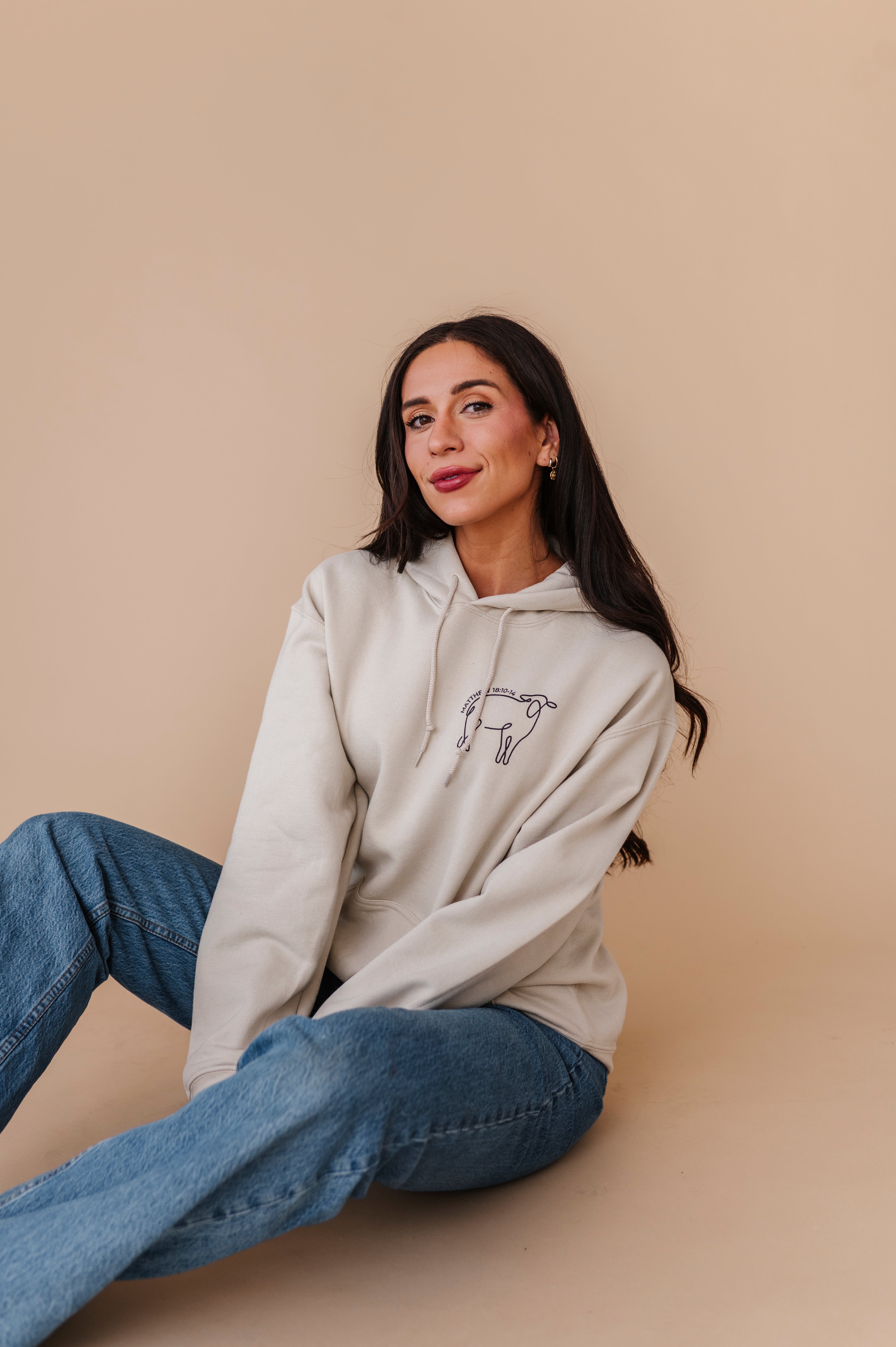 He Left The 99 Hoodie - Sand