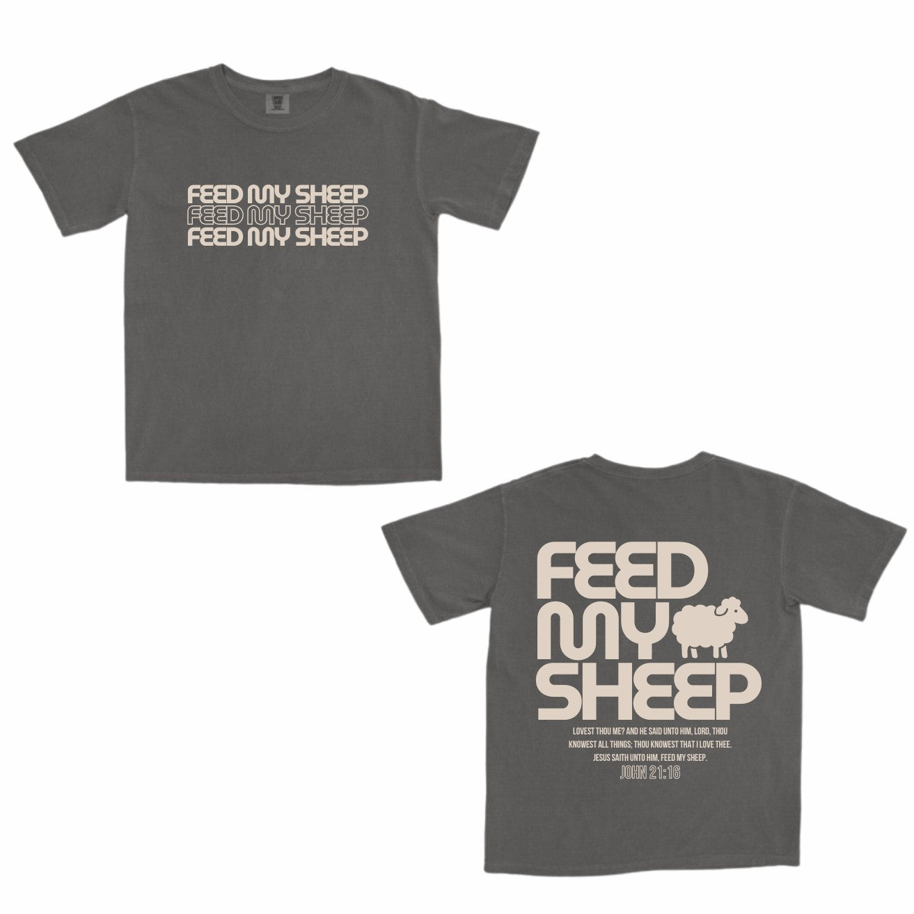 Feed My Sheep Adult Tee - 3 Colors
