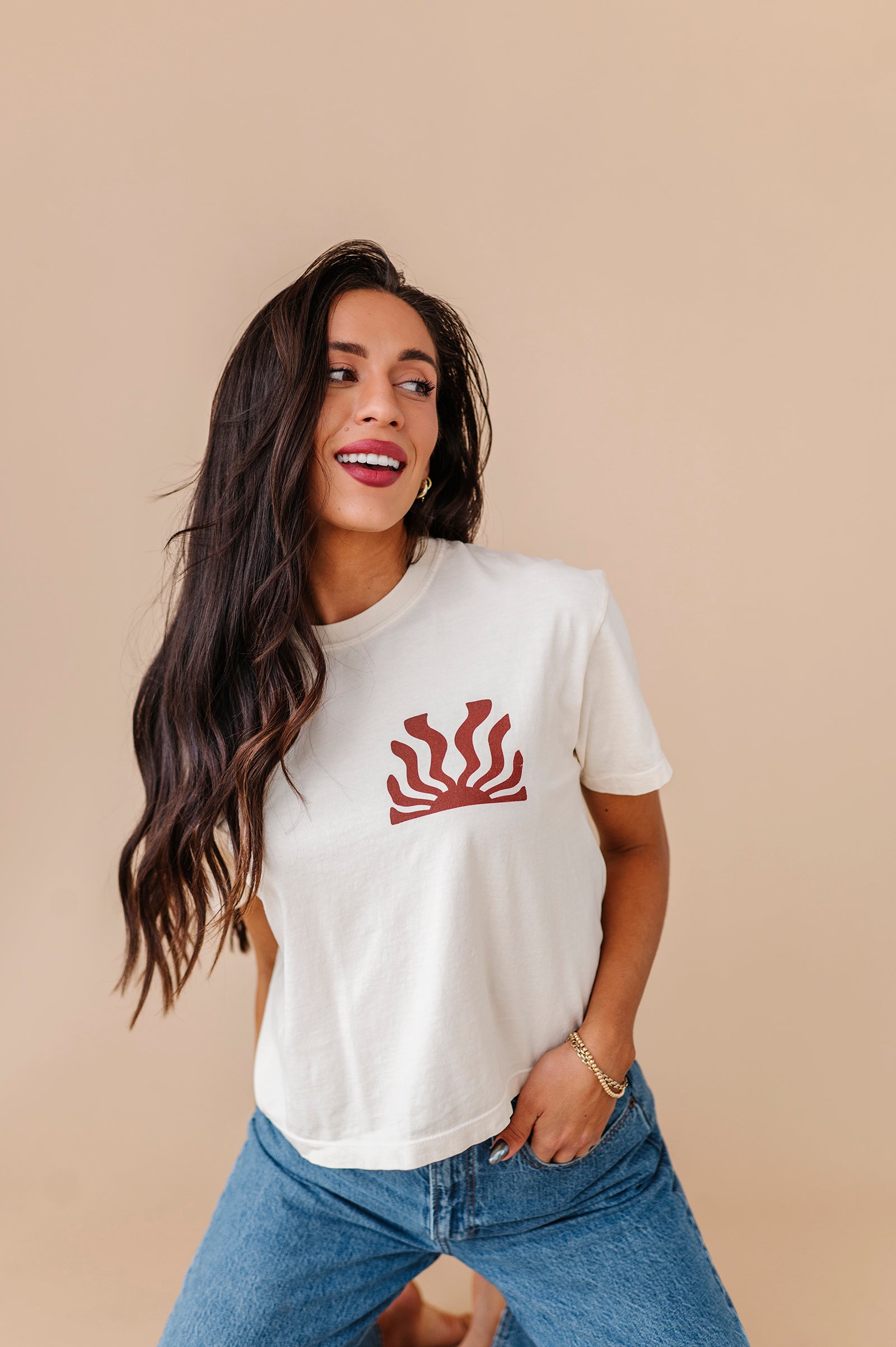 Let Your Light Shine Adult Crop Tee