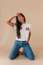 Let Your Light Shine Adult Crop Tee