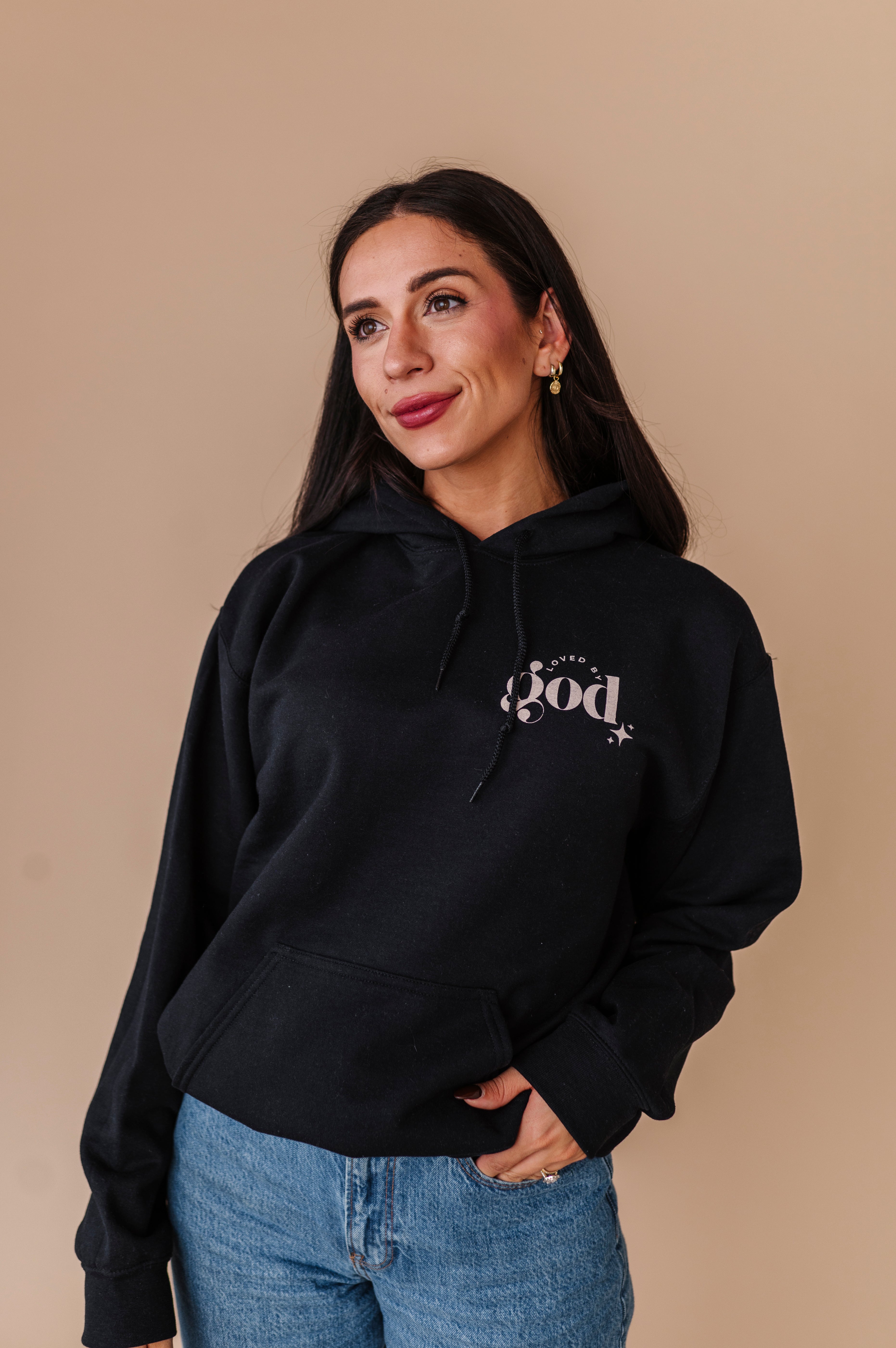 For God So Loved The World Hoodie - Black